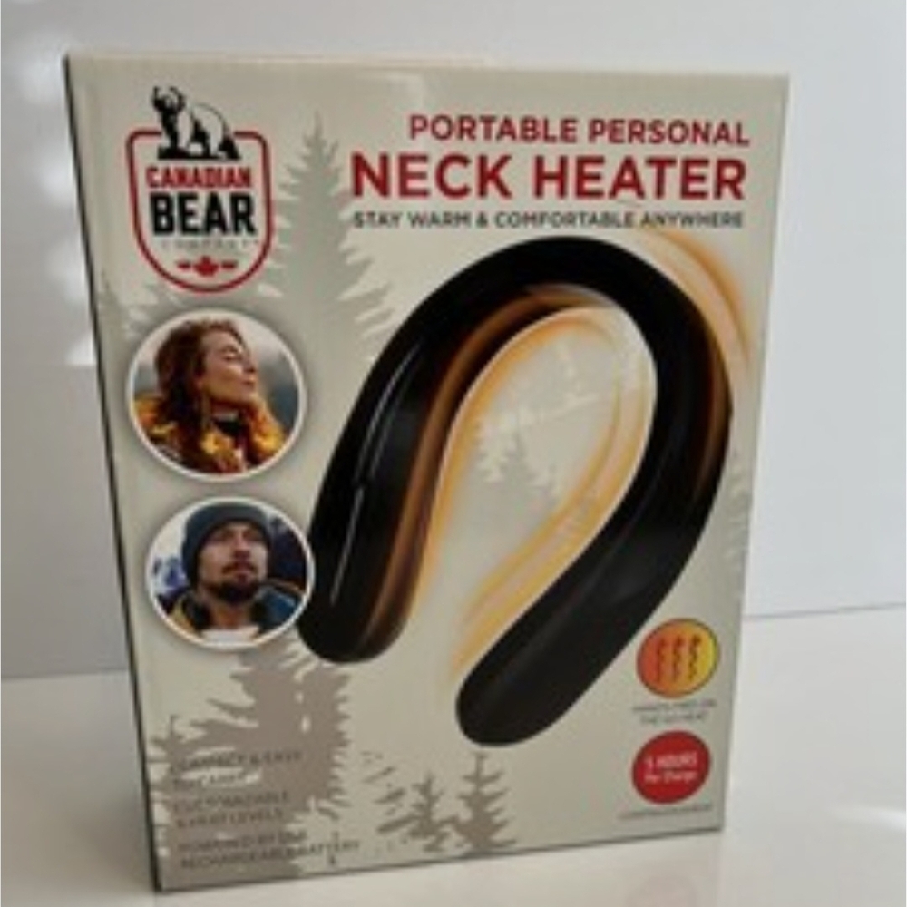 Black and Gold Portable Personal Neck Heater